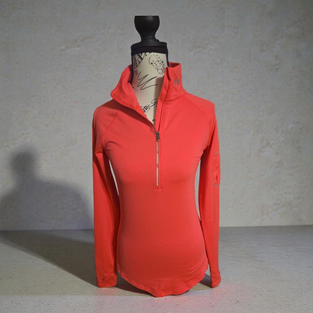 Under Armour Vibrant Coral Long Sleeve Top